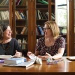 Dr.Dunbar Odom with student