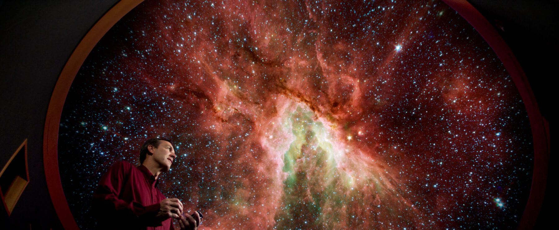 Kent Montgomery at planetarium