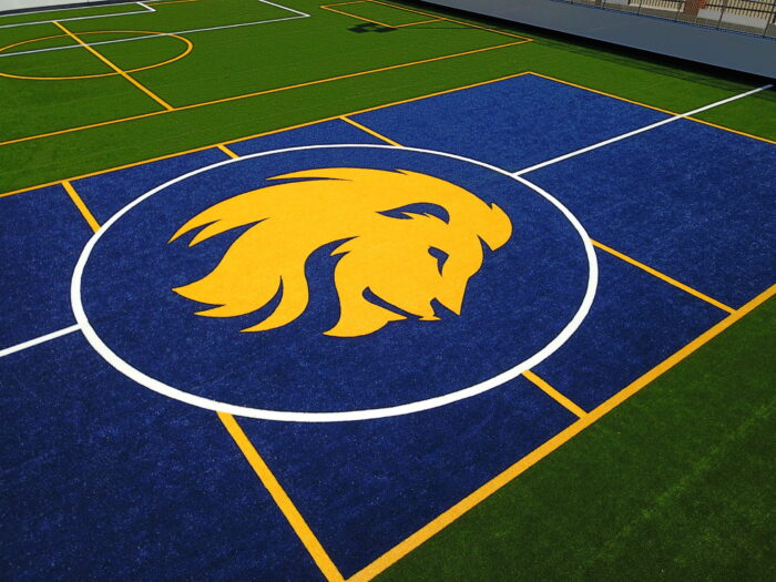 Multipurpose Activity Court at the Morris Rec Center.