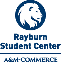 Unit logo for department one-color with lion in the center example for light background.