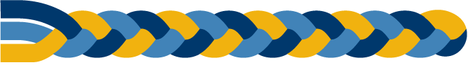 A braid of the ETAMU colors.