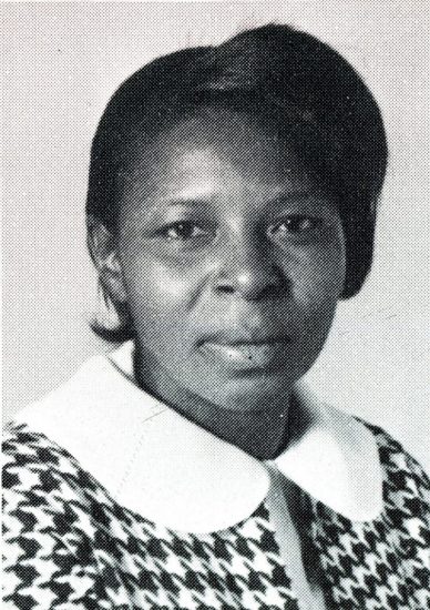 Velma Waters Yearbook picture