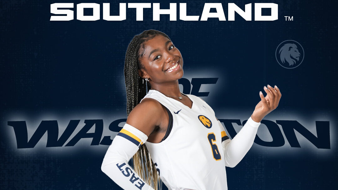 A volleyball player in uniform.