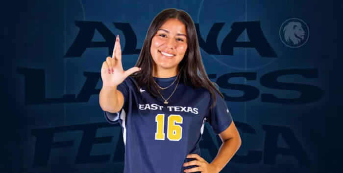 A soccer player in uniform.